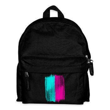 Pink And Turquoise Trend Colors Acrylic Paint - Kids' Backpack - black - Front