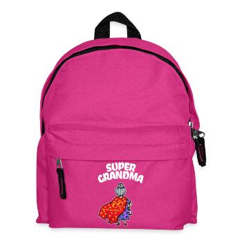 Old Woman Glasses Statement Grandma Magnanimous Senior Citizen - Kids' Backpack - fuchsia - Front