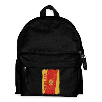 Montenegro flag - Kids' Backpack - black - Front