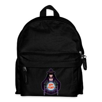 Scary Witch Crystal Ball Happy Halloween Costume - Kids' Backpack - black - Front