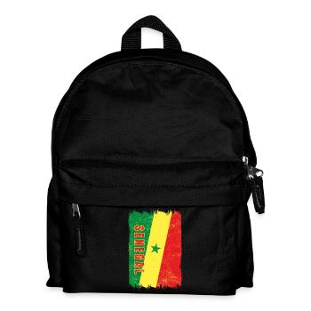 Drapeau du Sénégal - Sac à dos Enfant - noir - Devant
