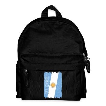 Argentinien Flagge - Kinder Rucksack - Schwarz - Vorne