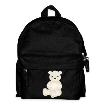 zauberhafter Eisbär als tierischer Begleiter - Kinder Rucksack - Schwarz - Vorne