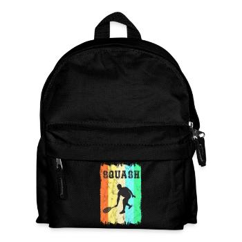 Squash Sport Design - Kids' Backpack - black - Front