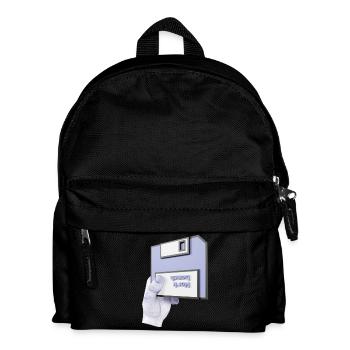 work bench 3D - Kids' Backpack - black - Front