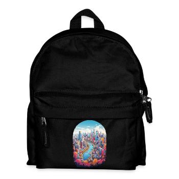 City Landscape - Kids' Backpack - black - Front