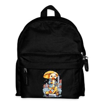 Duck with Roller - Kids' Backpack - black - Front