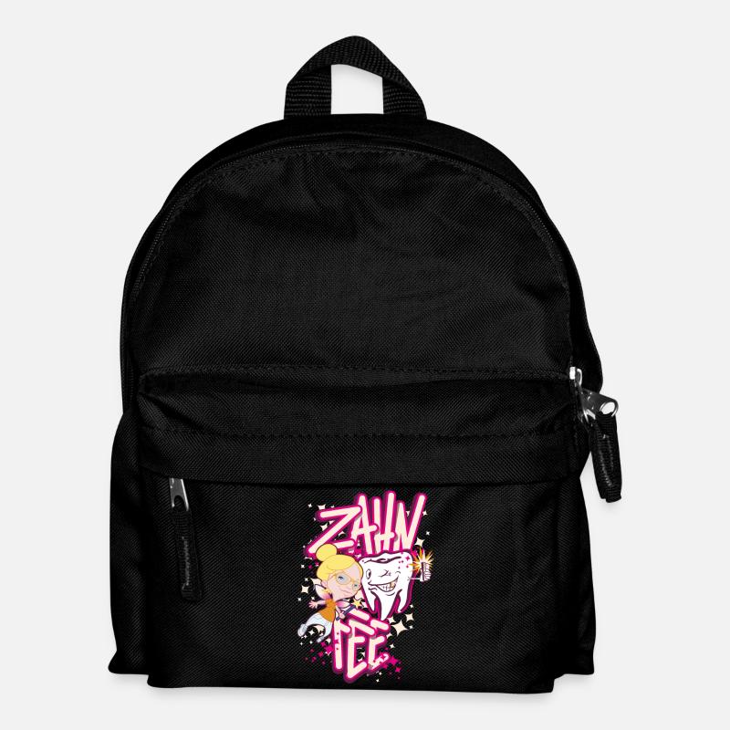 Zahnheldin Comiczauber - Kinder Rucksack - Schwarz