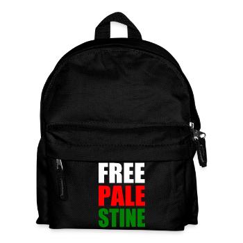 Free palestine - Kinder Rucksack - Schwarz - Vorne