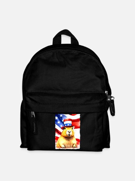 rongeur "Capybara Président" - Sac à dos Enfant - noir