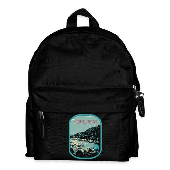 Heidelberg: Mesmerizing View of the Neckar - Kids' Backpack - black - Front