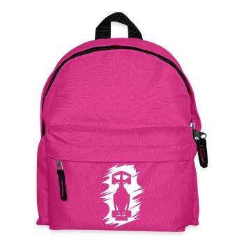 Illustration de l’effet de tache de symbole de course de formule de voiture - Sac à dos Enfant - fuchsia - Devant