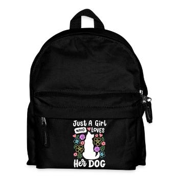 Hundeliebhaber Hundebesitzer - Kinder Rucksack - Schwarz - Vorne
