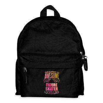 Eiskunstlauf - Kinder Rucksack - Schwarz - Vorne