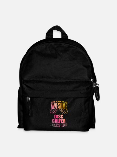 Disc Golf Disc Golf Disc Golf - Kinder Rucksack - Schwarz