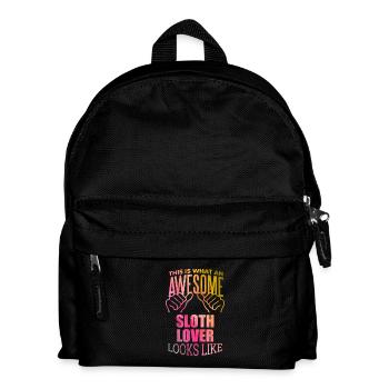 Sloth Sloth Sloth - Kids' Backpack - black - Front