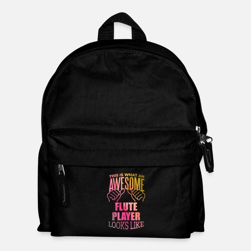 flûte - Sac à dos Enfant - noir