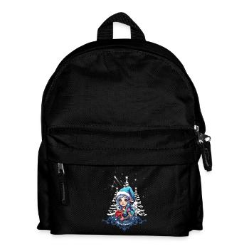 Cheerful Elf - Kids' Backpack - black - Front