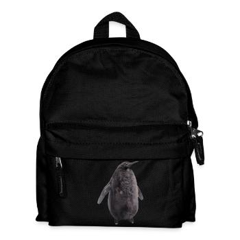 Pesto, der Pinguin, posiert für ein Foto - Kinder Rucksack - Schwarz - Vorne
