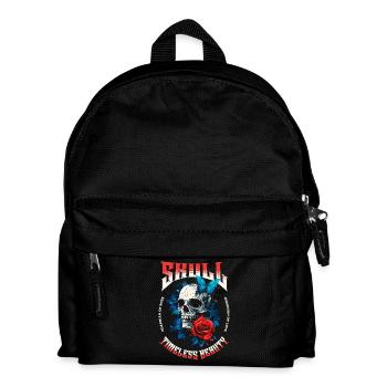 Skull Skull Butterfly Rose Flower - Kids' Backpack - black - Front