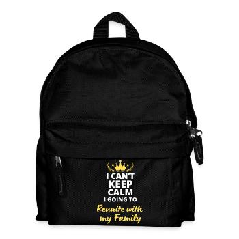 Es ist unmöglich, ruhig zu bleiben, ich werde meinen f finden - Kinder Rucksack - Schwarz - Vorne