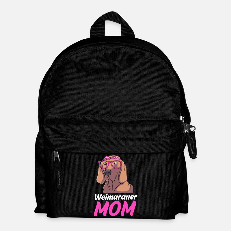 Weimaraner - Kinder Rucksack - Schwarz