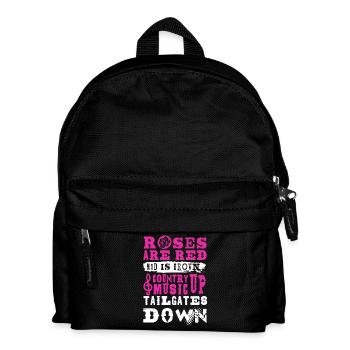 Country Music - Kids' Backpack - black - Front