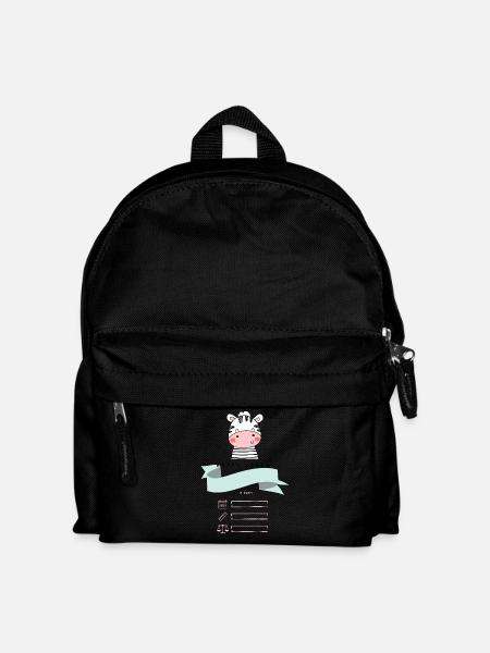 Personalized gift for birth - little girl - Kids' Backpack - black