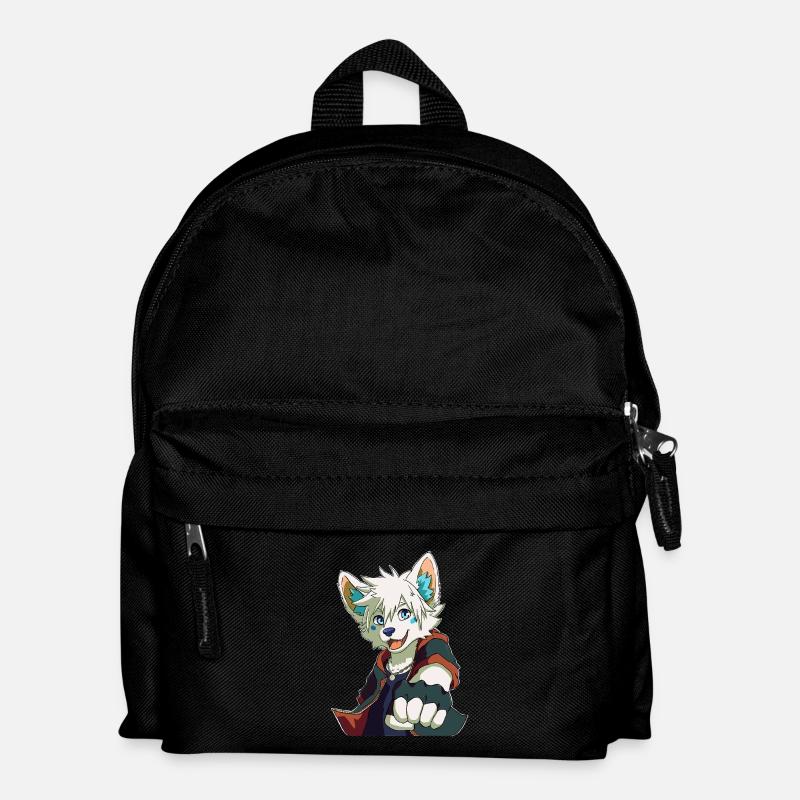 Prout Furry - Kinder Rucksack - Schwarz