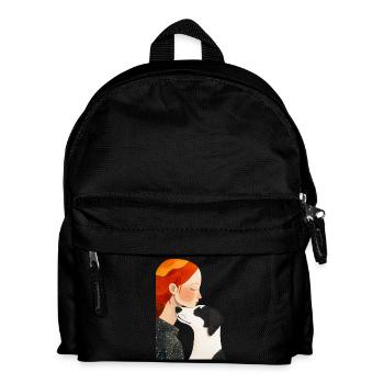 Je t’aime chien - Sac à dos Enfant - noir - Devant