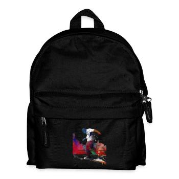 Breakdancer sportif - Sac à dos Enfant - noir - Devant