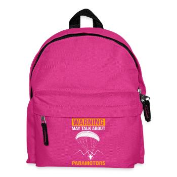 Gleitschirmflieger Gleitschirmfliegen Paragliding - Kinder Rucksack - Fuchsia - Vorne