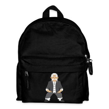 Alter Mönch – Tai Chi & Chi Qong - Kinder Rucksack - Schwarz - Vorne