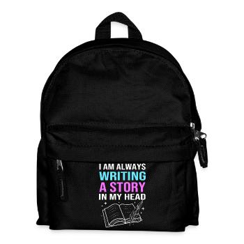 Poème Poésie - Sac à dos Enfant - noir - Devant