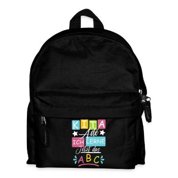 Kita Abgänger 2026 - Kinder Rucksack - Schwarz - Vorne