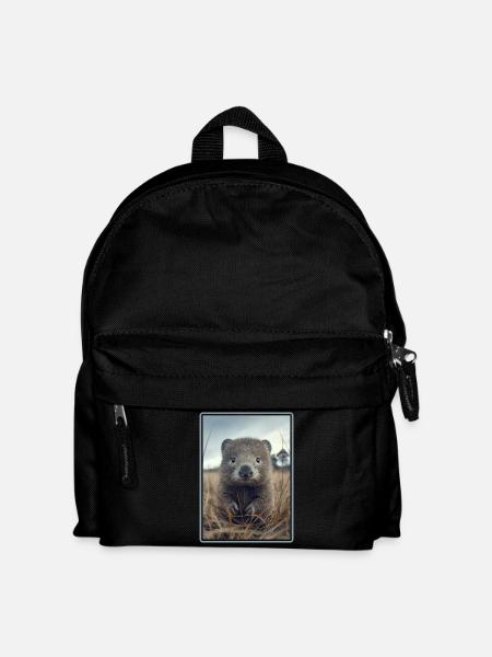 Wombats Wombat - Kinder Rucksack - Schwarz