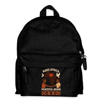 Rendre l’Afrique à nouveau pacifique - Sac à dos Enfant - noir - Devant