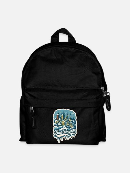 Bad Wimpfen Kraichgau Winterlandschaft   - Kinder Rucksack - Schwarz