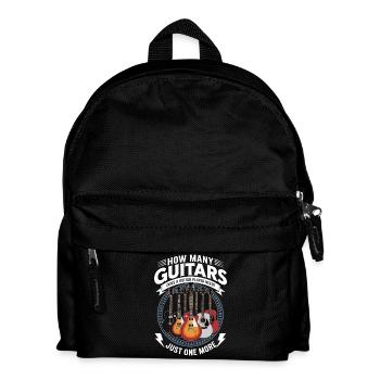 Guitarist Guitar - Kids' Backpack - black - Front