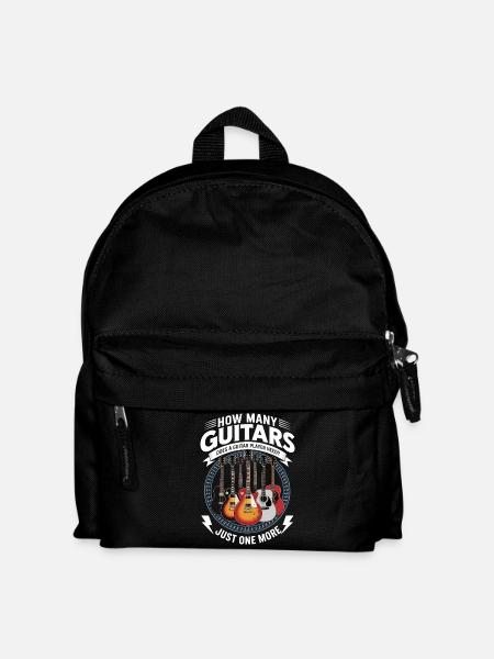 Gitarrist Gitarre - Kinder Rucksack - Schwarz