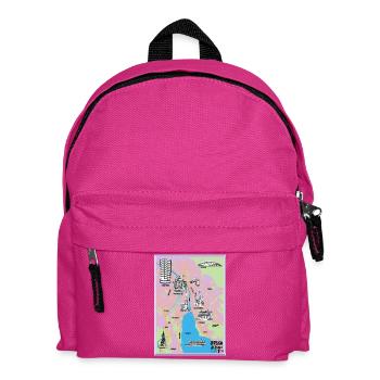 Stadt Zürich - Kinder Rucksack - Fuchsia - Vorne