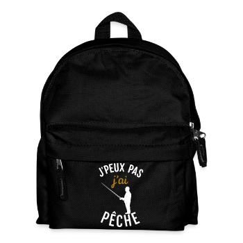 J'ai Pêche: Fisherman's Excuse - Kids' Backpack - black - Front