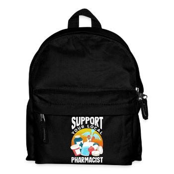 Apotheker Pharmazeutisch-technischer - Kinder Rucksack - Schwarz - Vorne