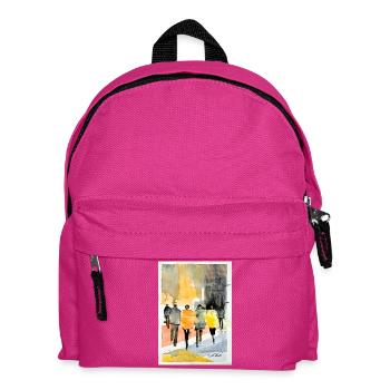 Mode populaire - Sac à dos Enfant - fuchsia - Devant