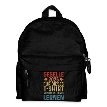 Journeyman 2026 T-Shirt Saying Long Learning Gift - Kids' Backpack - black - Front