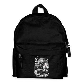 Inner couch potato - Kids' Backpack - black - Front