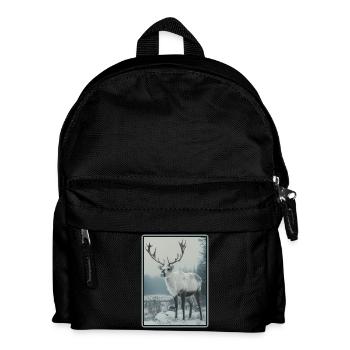 Reindeer Reindeer - Kids' Backpack - black - Front