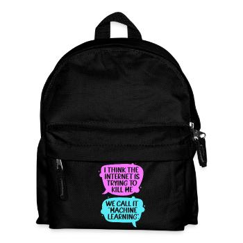 GPT Programmer Coder - Kids' Backpack - black - Front