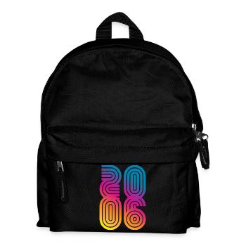 Vintage 2006 - Kinder Rucksack - Schwarz - Vorne