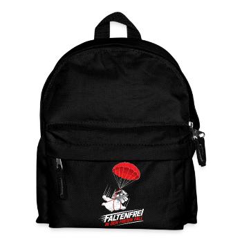 Fallschirm Bügeln Extremsport - Kinder Rucksack - Schwarz - Vorne
